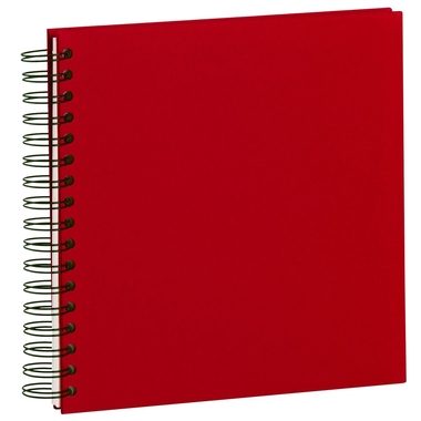 Rössler, R&Ouml;SSLER Fotoalbum 1329452366 23x23cm, rot/off-white