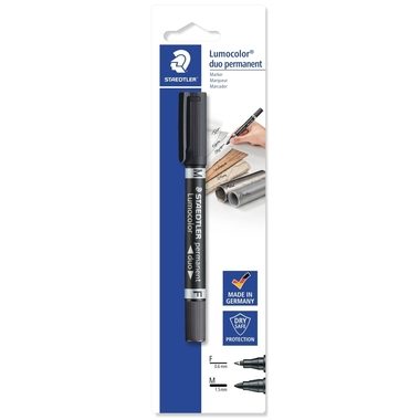 STAEDTLER, STAEDTLER Lumocolor Permanent 0.6/1mm 348-9BKD schwarz