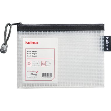 Kolma, KOLMA Reissverschlusstasche A6 08.198.25 Mesh Bag, nachtblau