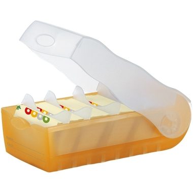 HAN, HAN Karteibox Croco 998-613 A8 orange trans. 100 Karten