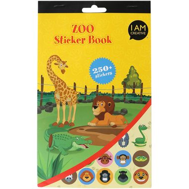 I am Creative, I AM CREATIVE Stickerbook Zoo 4087.479 6 Blatt