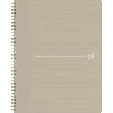 OXFORD, OXFORD Origins Spiralheft 400150009 A4+, kariert 70 Blatt, beige