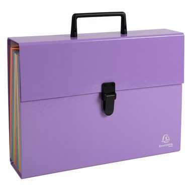 Exacompta, EXACOMPTA F&auml;chermappe Aquarel A4 56765E mauve 18 F&auml;cher