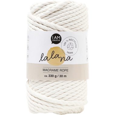 Lalana, Lalana - Bastelwolle, 30M, Creme