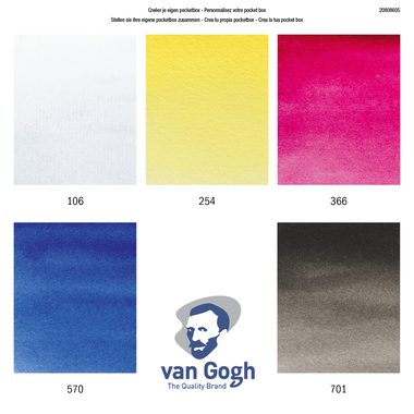 Van Gogh, VAN GOGH Aquarell Farben 20808605 Pocketbox