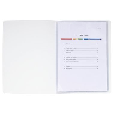 Exacompta, EXACOMPTA Sichtbuch A4 58109E weiss 10 Taschen