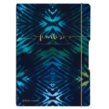 herlitz, HERLITZ Notizheft A4, 80 g/m2 50044368 New Batik Fearless kar./lin.