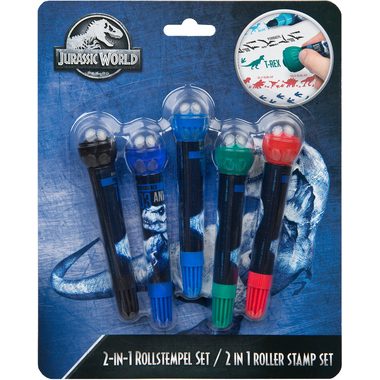 Undercover, UNDERCOVER 2-in-1 Rollstempel Set JURP0743 Jurassic World