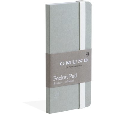 GMUND, GMUND Pocket Pad 6.7x13.8cm 38077 dust, blanko 100 Seiten