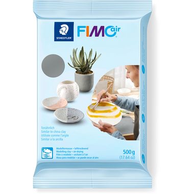 FIMO, FIMO Knete Air 500g 8100-80 grau