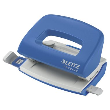 Leitz, LEITZ Locher NeXXt Recycle 5010-00-35 blau, CO2 neutral 10 Blatt