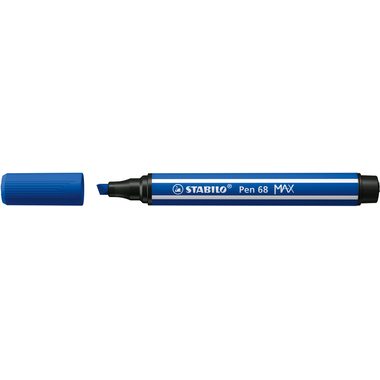 STABILO, STABILO Fasermaler Pen 68 MAX 2+5mm 768/32 ultramarinblau