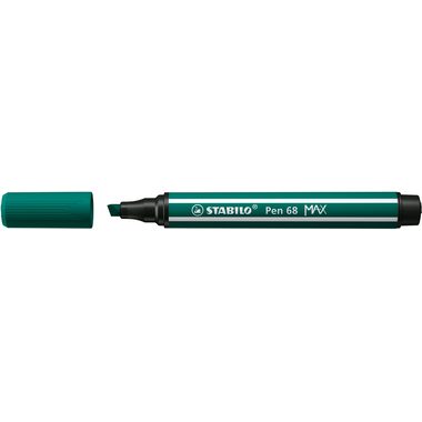 STABILO, STABILO Fasermaler Pen 68 MAX 2+5mm 768/53 blaugr&uuml;n