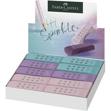 Faber-Castell, Faber-Castell - Radiergummi, 5.97X2.92X1.3CM, Sortierte Farben