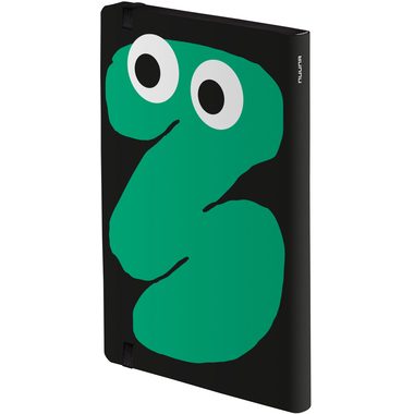 Nuuna, Nuuna - Notizbuch, 13.5X2CM, Black