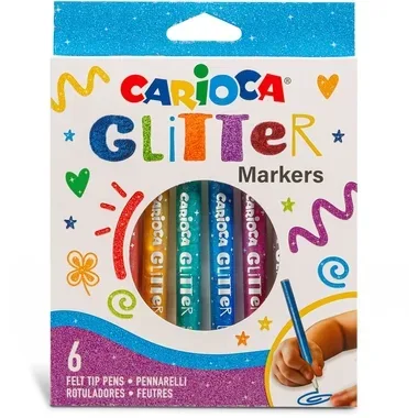 CARIOCA, CARIOCA Fasermaler 42190 Glitter E-6