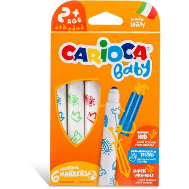 CARIOCA, CARIOCA Fasermaler Baby 2+E-6 42813