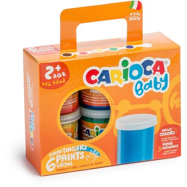 CARIOCA, CARIOCA Fingermalfarben Baby E-6ass KO032 80ml