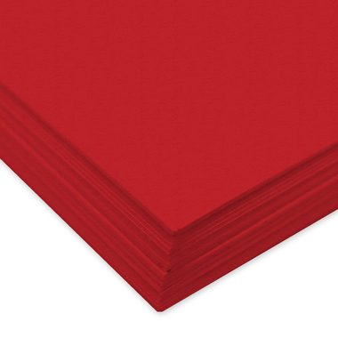 Ursus, URSUS Tonzeichenpapier A3 2174021 130g. tulpenrot 100 Blatt