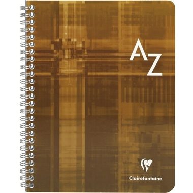 Clairefontaine, CLAIREFONTAINE Spiralheft mit Index ass. A5 8549 5mm 90 Blatt