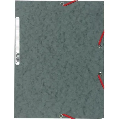 Exacompta, EXACOMPTA Gummibandmappe A4 55511E grau