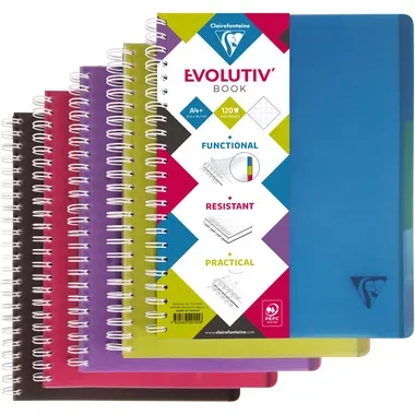 Clairefontaine, CLAIREFONTAINE LINICOLOR Heft A4+ 329155 5mm 120 Blatt