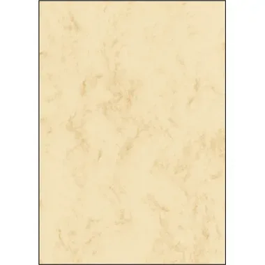 Sigel, SIGEL Designpapier Marmor A4 DP191 beige, 200g 25 Blatt