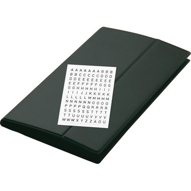 Sigel, SIGEL Visitenkarten-Mappe 300x180mm VZ175 schwarz f&uuml;r 288 Karten