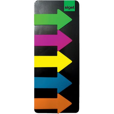 Sigel, SIGEL Notes 25x45mm HN600 5 Farben ass. 125 Blatt