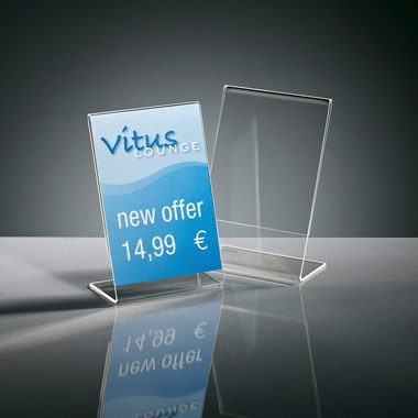 Sigel, Sigel Display PA100 A7 Transparent Acryl 7,6 x 3,7 x 11,2 cm 10 Stück
