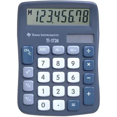 Texas Instruments, TEXAS INSTRUMENTS Grundrechner TI-1726 8-stellig