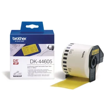 PTOUCH, PTOUCH Endlos-Etiketten 62mmx30.48m DK-44605 QL-500/550 gelb Rolle