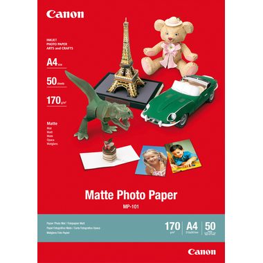 Canon, CANON Matte Photo Paper A4 MP101A4 InkJet, 170g 50 Blatt