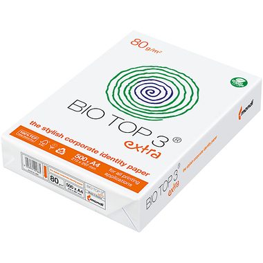 MONDI, MONDI Kopierpapier Biotop A3 88008659 80g, weiss 500 Blatt