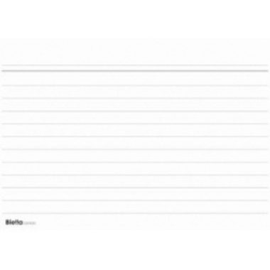 Biella, BIELLA Karteikarten liniert A5 230530 weiss, 210x148mm 100 Stk.