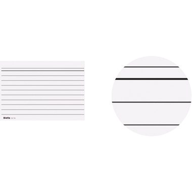 Biella, BIELLA Karteikarten liniert A7 230730.00 weiss, 105x74mm 100 Stk.