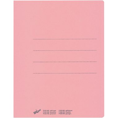 BÜROLINE, B&Uuml;ROLINE Einlagemappe Recycling A4 603441 rot 100 St&uuml;ck