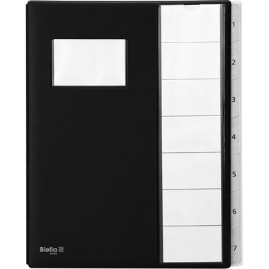 Biella, BIELLA Pultmappe A4 32040702 schwarz 7-teilig
