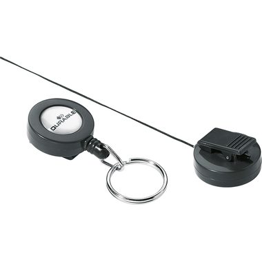 DURABLE, DURABLE Ausweiskarten-Halter 822258 10 St&uuml;ck mit Schl&uuml;sselring