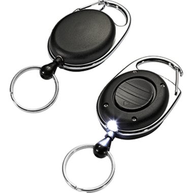 DURABLE, DURABLE Ausweishalter JOJO Style LED 8198/19 mit Ring schwarz