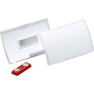 DURABLE, DURABLE Namensschild ClickFold 90x54mm 821519 10 St&uuml;ck mit Magnet