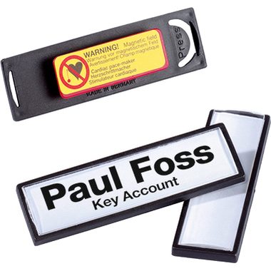 DURABLE, DURABLE Namensschild Clip-Card 67x17mm 813201 25 St&uuml;ck