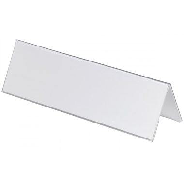 DURABLE, DURABLE Tischnamensschild Dachform 8053/19 transp., 105/210x297mm 25 Stk.