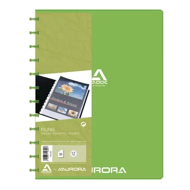 ADOC, ADOC Sichtbuch A4 5532.200 gr&uuml;n