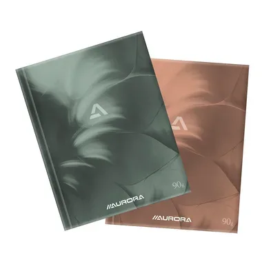 AURORA, AURORA Notizbuch A5 496MQ5 kariert