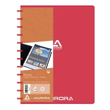 ADOC, ADOC Sichtbuch A4 5822.6 rot