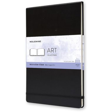 MOLESKINE, MOLESKINE - Aquarell-Notizbuch, DIN A4, Black