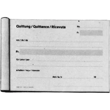 Simplex, SIMPLEX Quittungen D/F/I A6 16345 D/F/I 50 Blatt