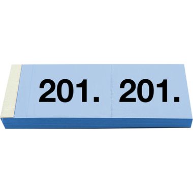 Simplex, SIMPLEX Garderobenblock 201-300 13089 blau 100 Blatt