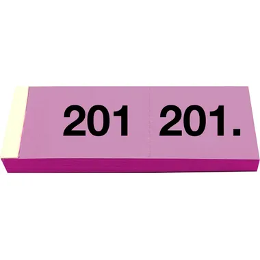 Simplex, SIMPLEX Garderobenblock 201-300 13090 pink 100 Blatt
